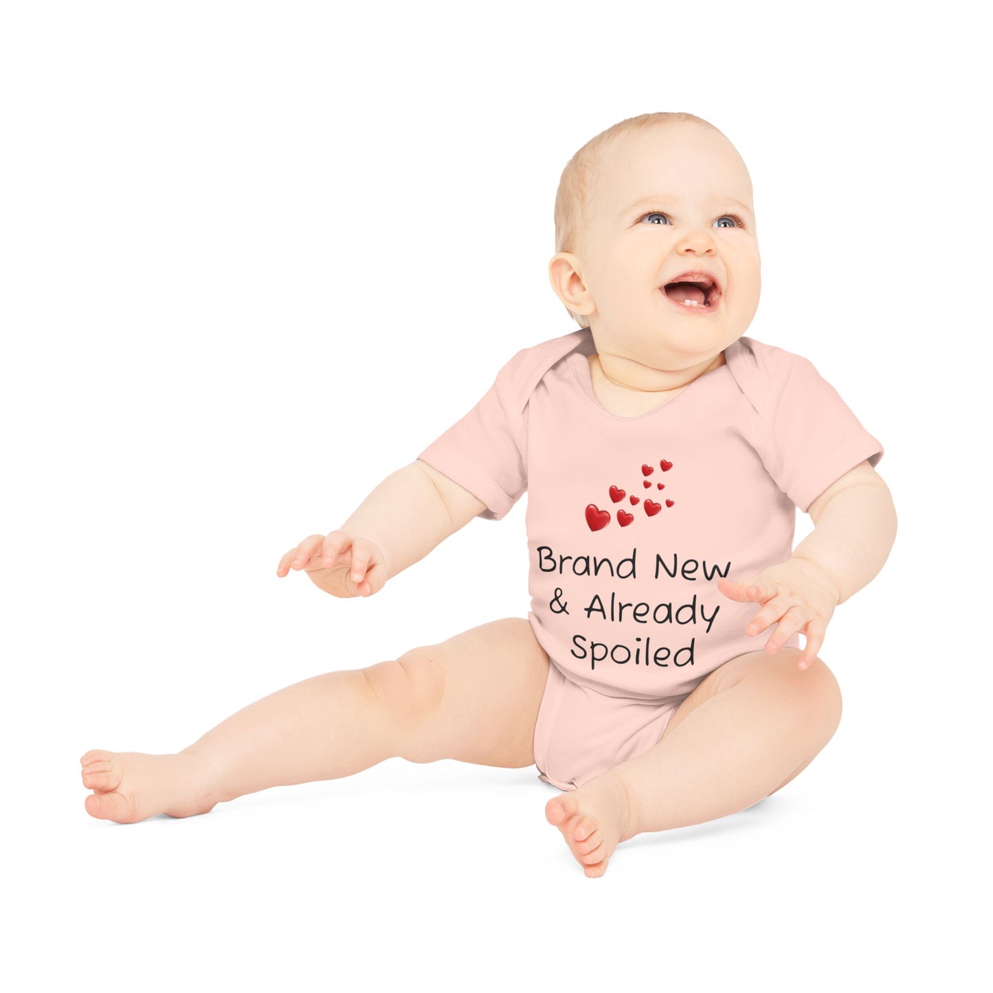 Baby Organic Short Sleeve Bodysuit: Brand New and Already Spoiled