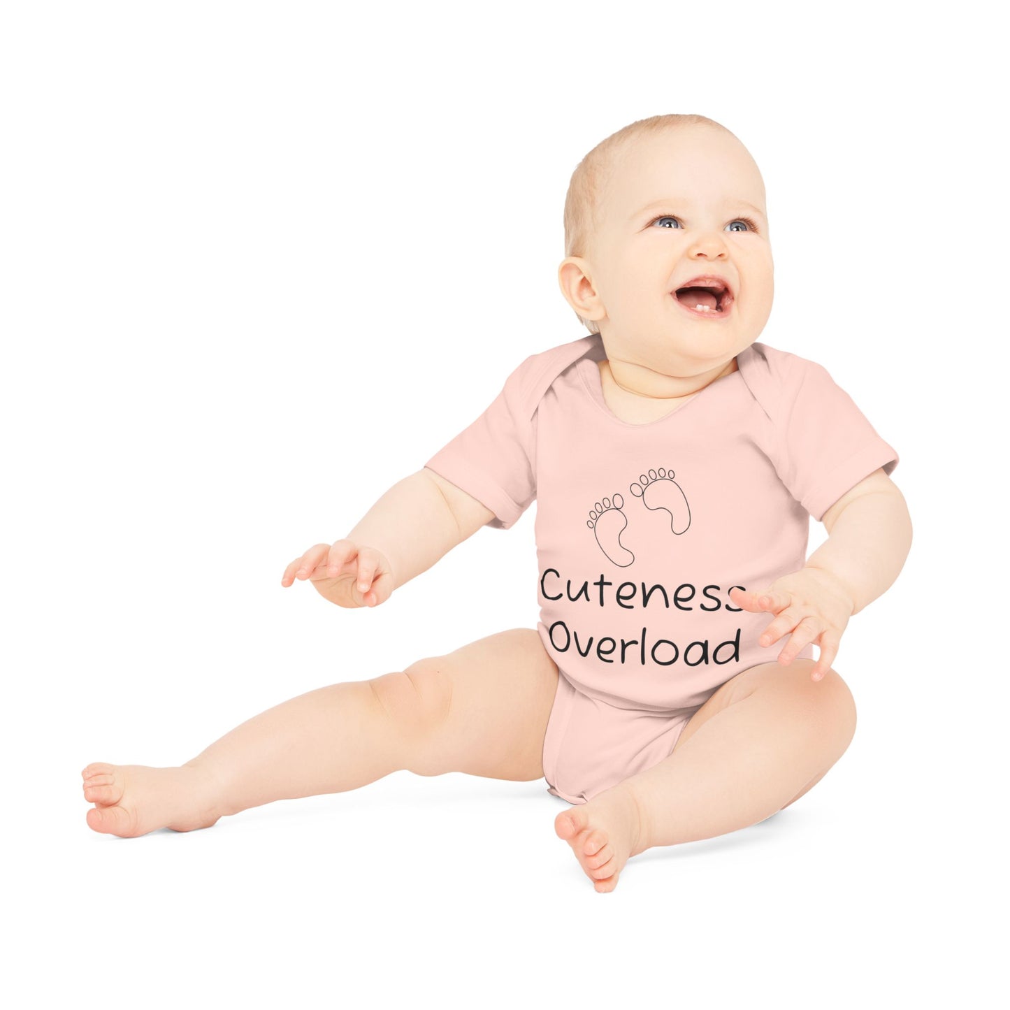 Baby Organic Bodysuit - "Cuteness Overload"