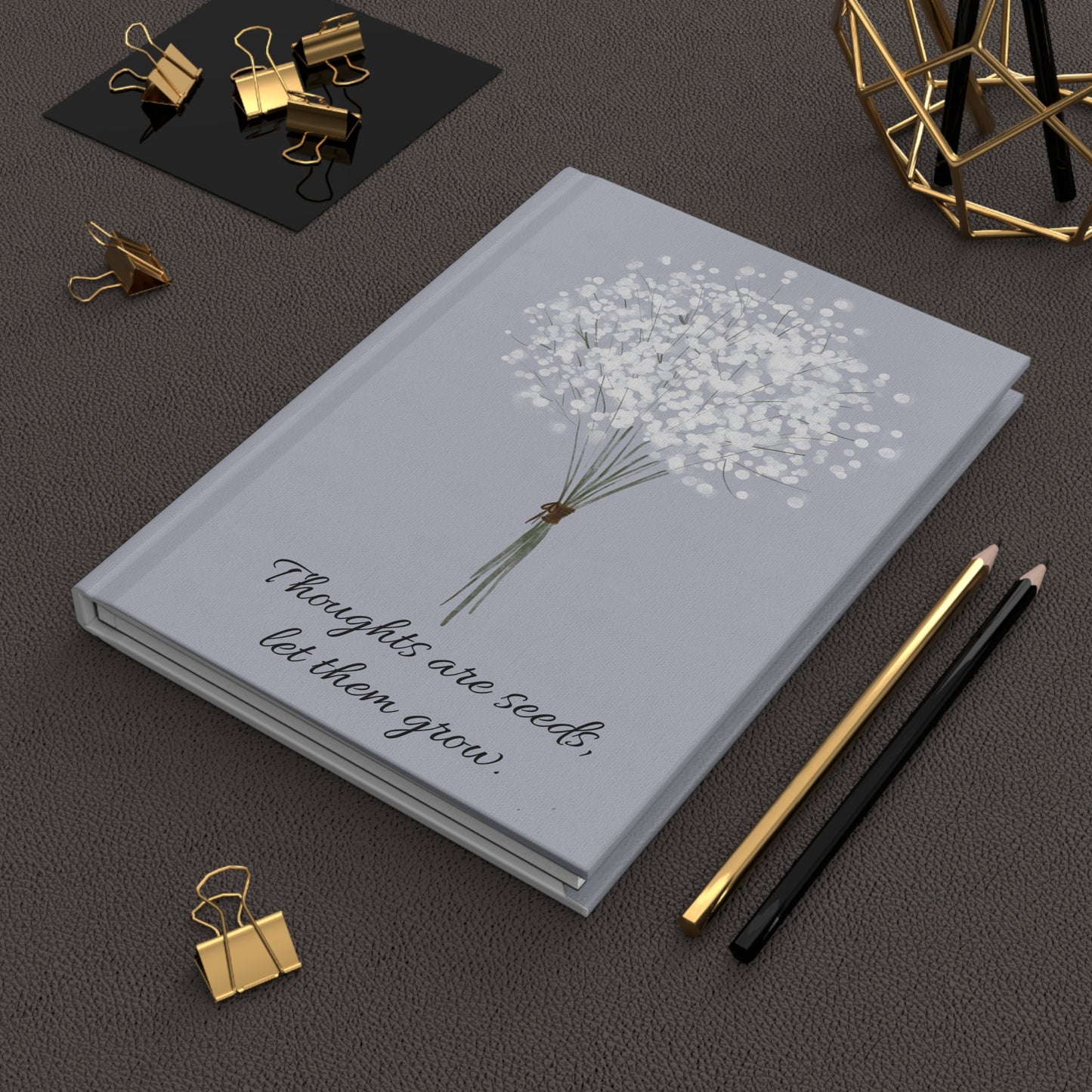 Hardcover Journal: Thoughts are Seeds...