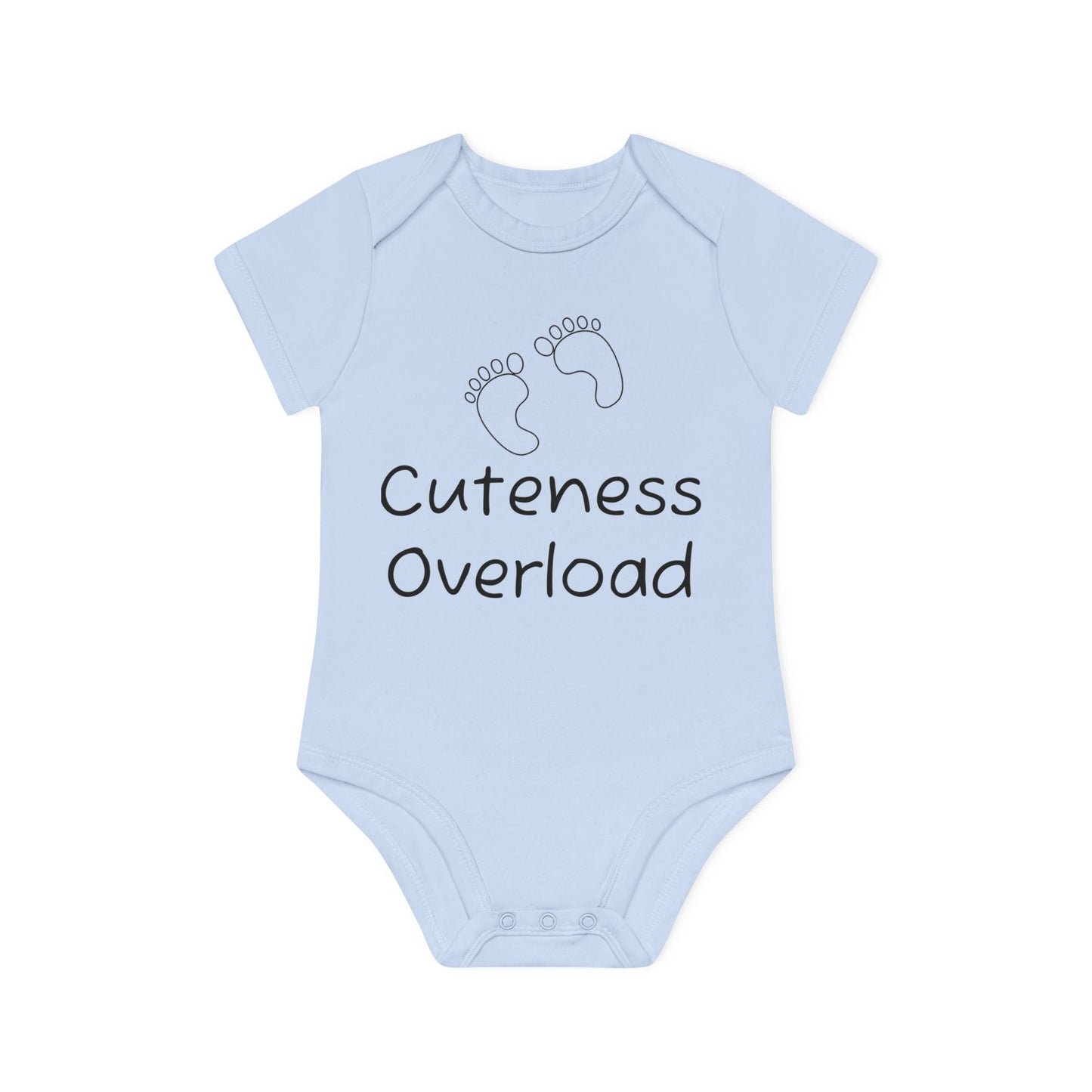 Baby Organic Bodysuit - "Cuteness Overload"