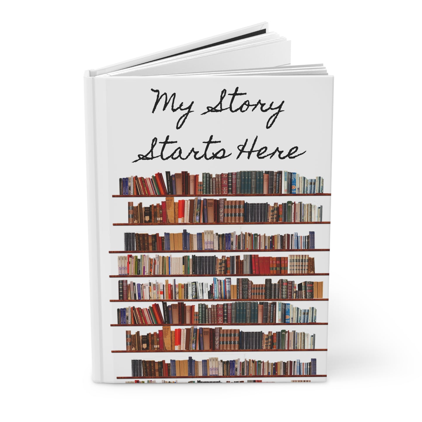 Hardcover Journal: My Story Starts Here