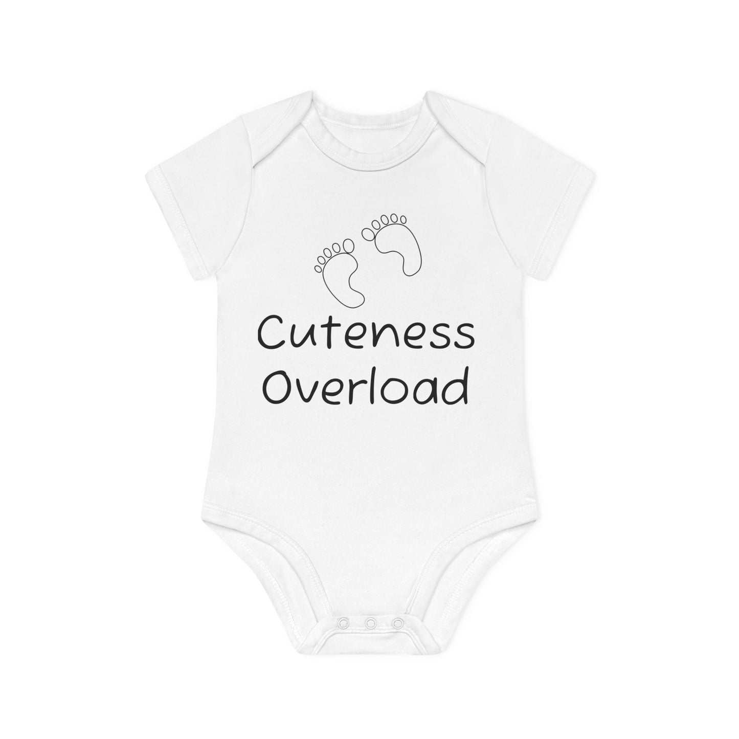 Baby Organic Bodysuit - "Cuteness Overload"