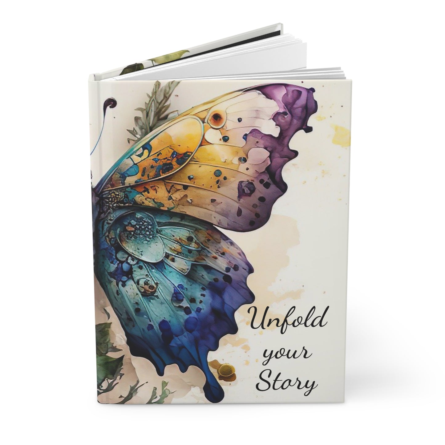 Hardcover Journal: Unfold your Story