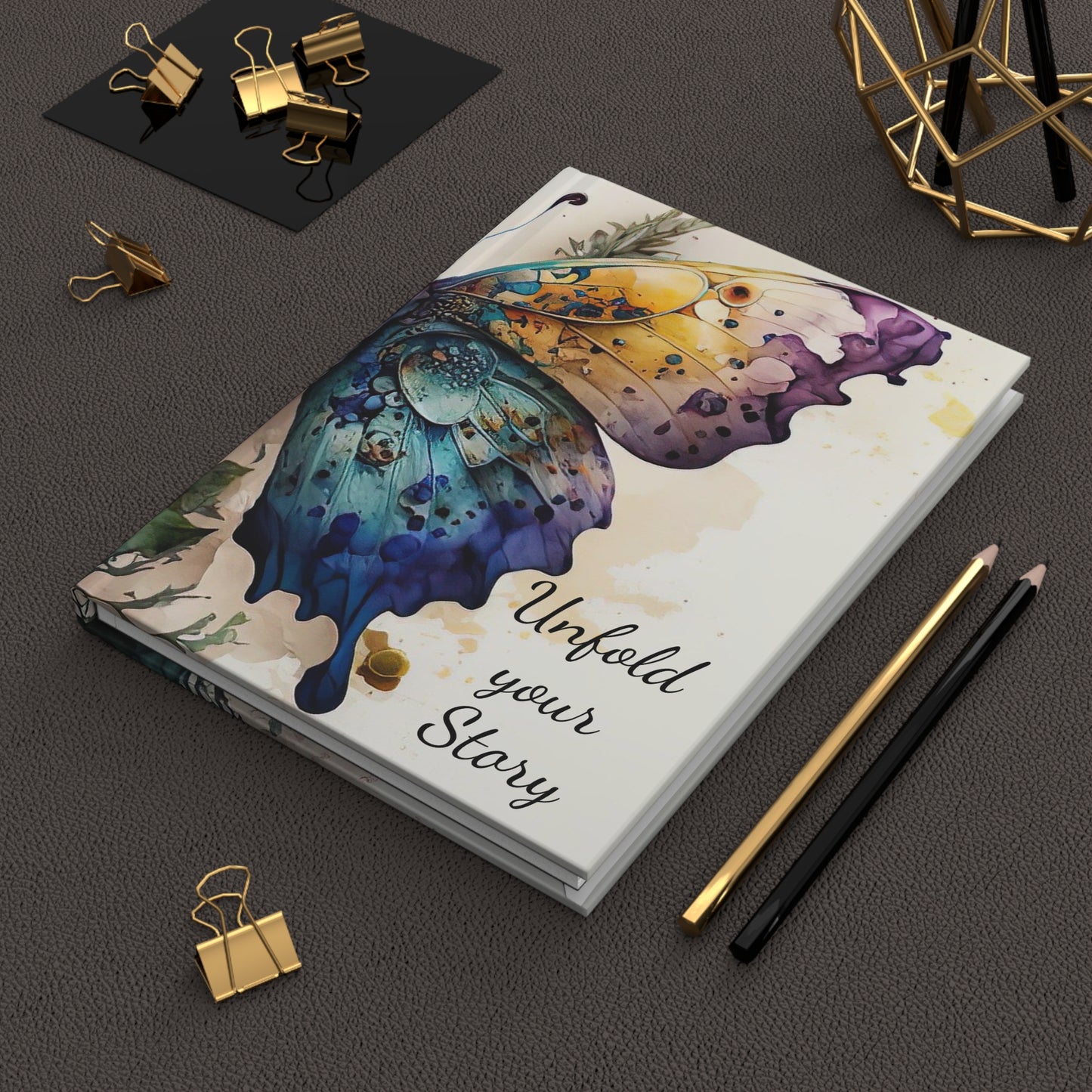 Hardcover Journal: Unfold your Story